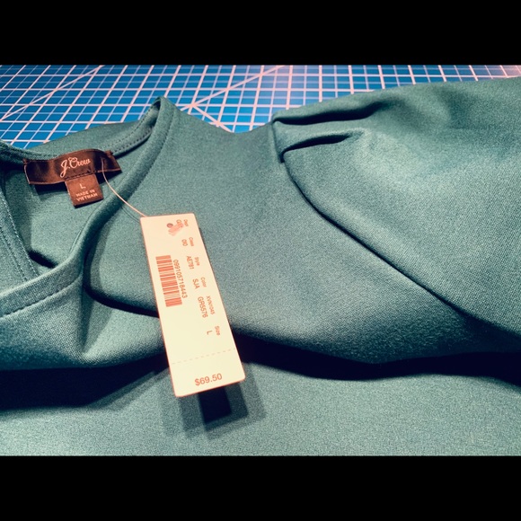 J Crew - Puff Sleeve Ponte Shirt - Picture 5 of 5